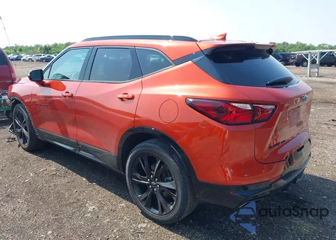 2021 Chevrolet Blazer Rs из США, поврежденный, VIN 3GNKBKRS1MS547173